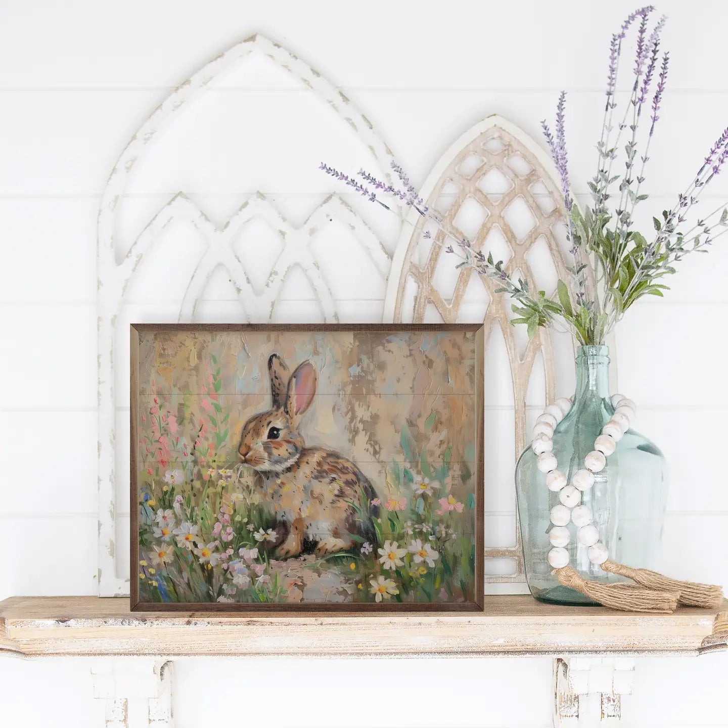 Spring Bunny Wall Art (20x16in)