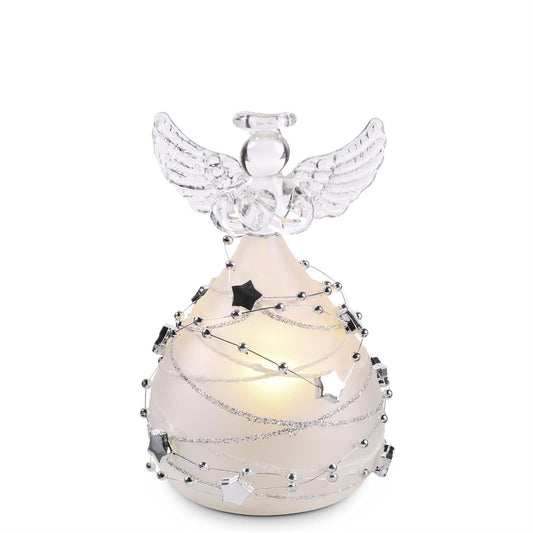 Frosted Glass LED Angel