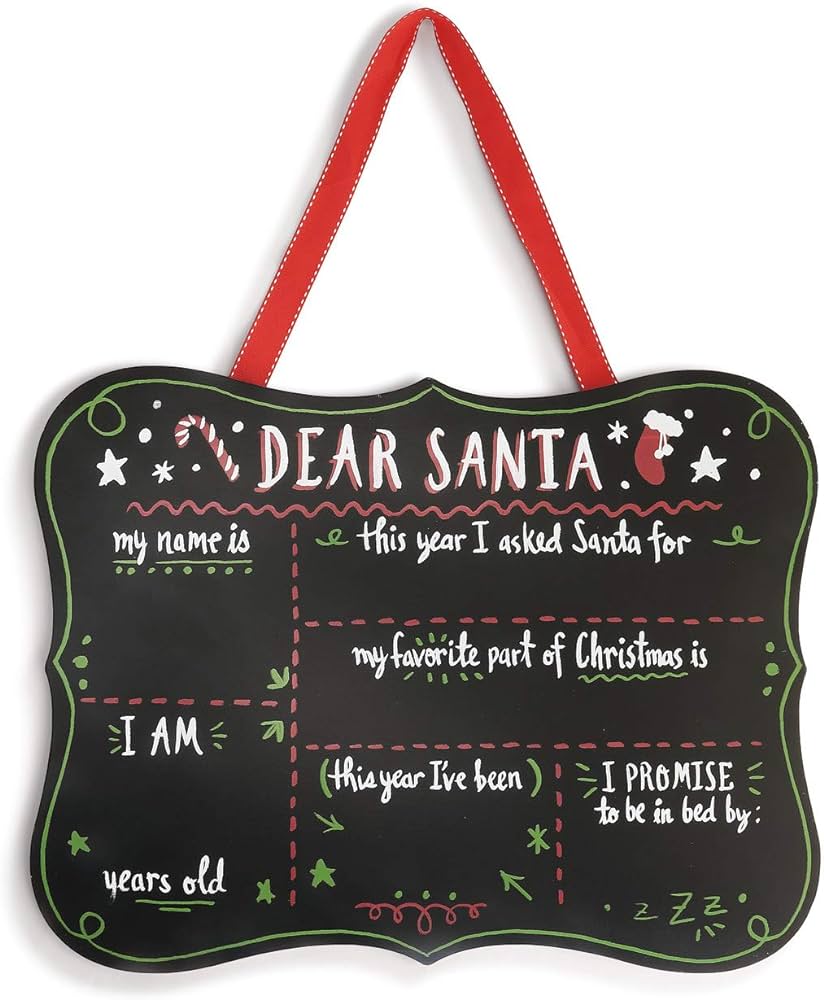 Dear Santa Chalkboard
