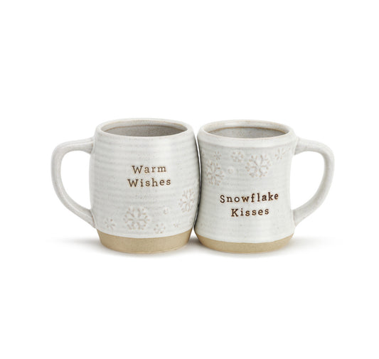 Snowflake Kisses Cuddle Mug Set