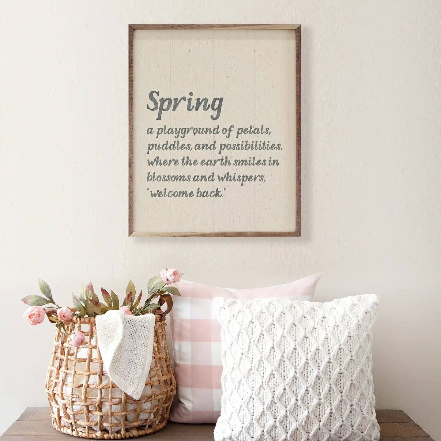 Spring Definition Wall Art (8x10in)