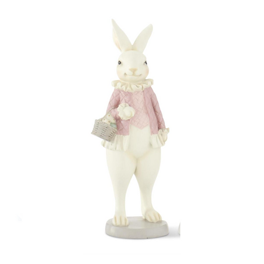 10” Resin Easter Bunny Figurine